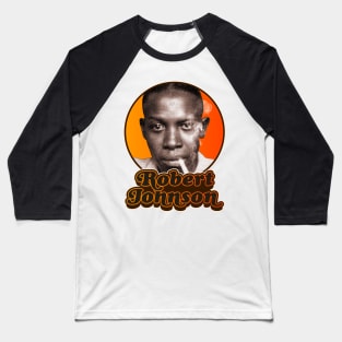 Retro Robert Johnson Tribute Baseball T-Shirt